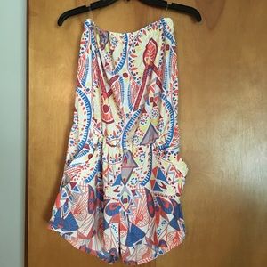 Strapless Romper